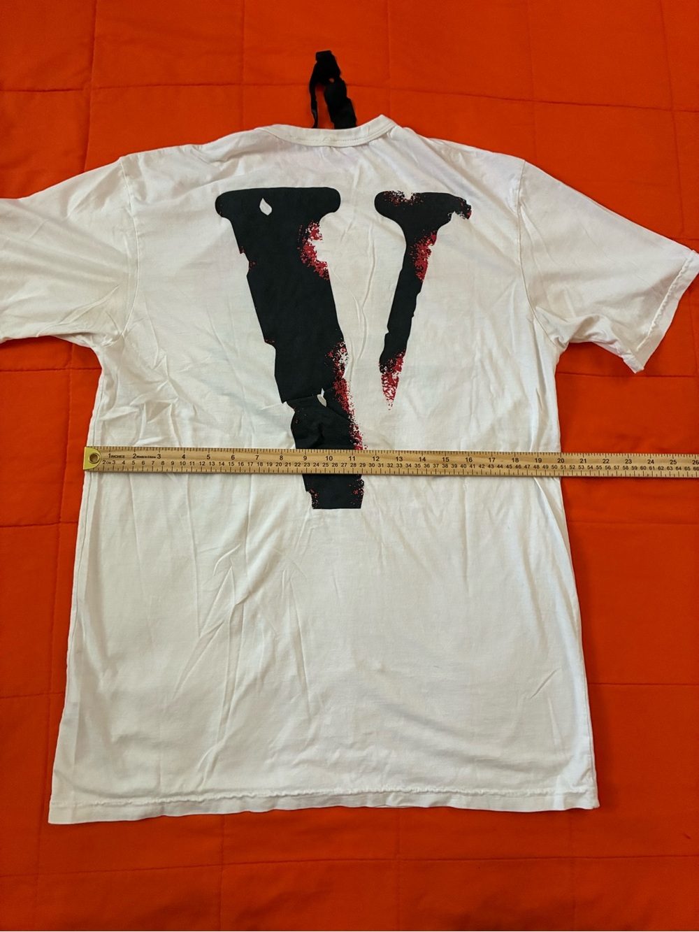 VLONE Shirt Mens Medium White Graphic Logo Crew Neck Short Sleeve - Picture 3 of 8